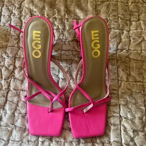 Hot pink heels